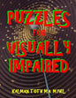 Puzzles for Visually Impaired: 133 Extra Large Print Themed Word Search Puzzles - Paperback