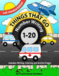 Things That Go - Number Writing - 1 to 20 - Left Handed Edition: Specially designed Home Learning Book with Writing Practice, Coloring Pages, Activity - Paperback