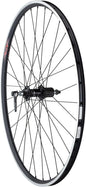 Quality Wheels 105/Velocity A23 Rear Wheel - 700 QR x 130mm Rim Brake HG 11 Road BLK Tubeless-Ready Clincher 32H
