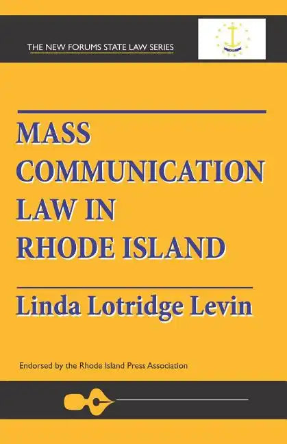 Mass Communication Law In Rhode Island - Paperback