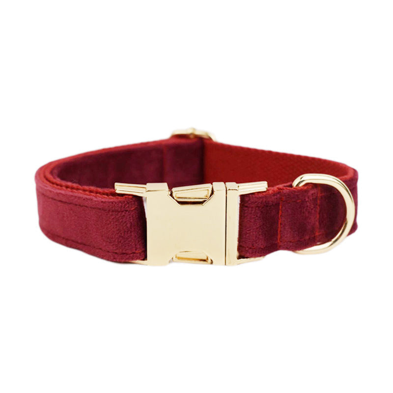 Pet Collar Dog Fabric Velvet
