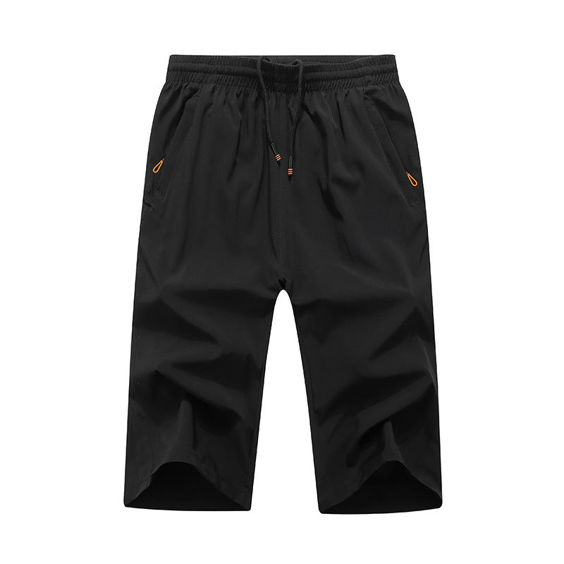 Plus-size Athletic Capri Pants Loose-fitting