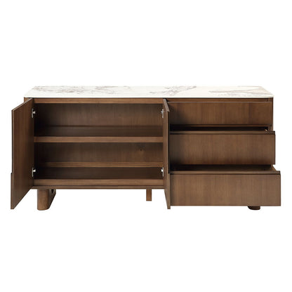Harvey - Server With Ceramic Top - Walnut