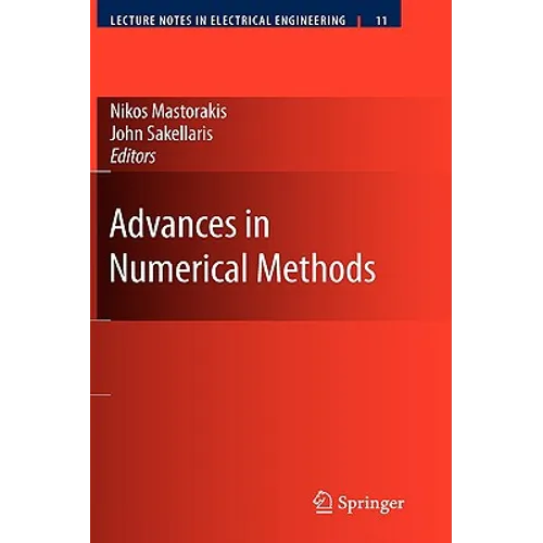 Advances in Numerical Methods - Hardcover