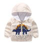 Children's dinosaur cartoon coat