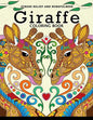 Giraffe Coloring Book: Animal Stress-relief Coloring Book For Adults and Grown-ups - Paperback