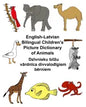 English-Latvian Bilingual Children's Picture Dictionary of Animals - Paperback