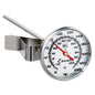 Escali AH3 NSF Certified Commercial Instant Read Large Dial Thermometer W/Clip Silver