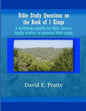 Bible Study Questions on the Book of 1 Kings: A workbook suitable for Bible classes, family studies, or personal Bible study - Paperback