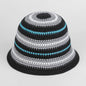 Dopamine Color Foldable Storage Bucket Hat Women's Fashion Color Woven Face Small Bucket Cap