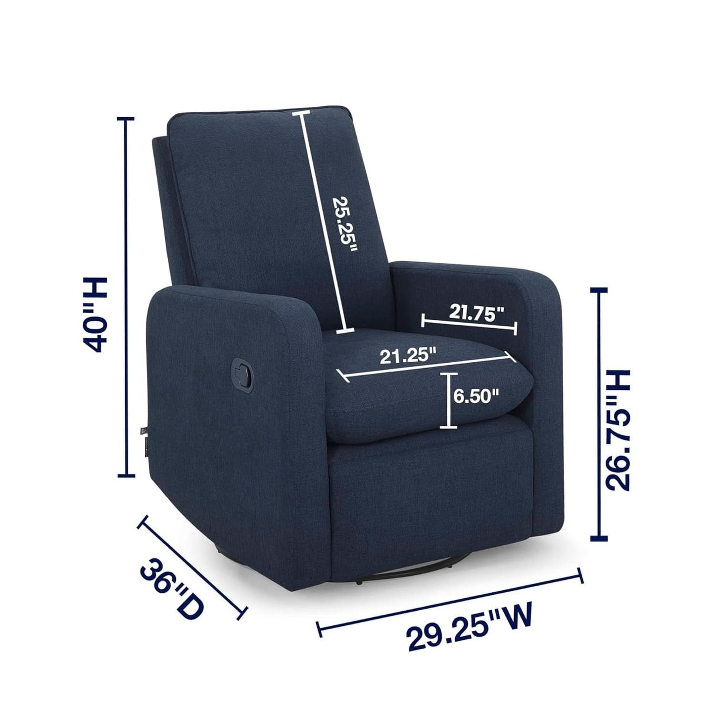 Babygap Cloud Recliner Sailor Livesmart Evolve Fabric