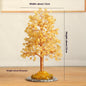 Natural Crystal Money Tree with Pachira Macrocarpa Agate