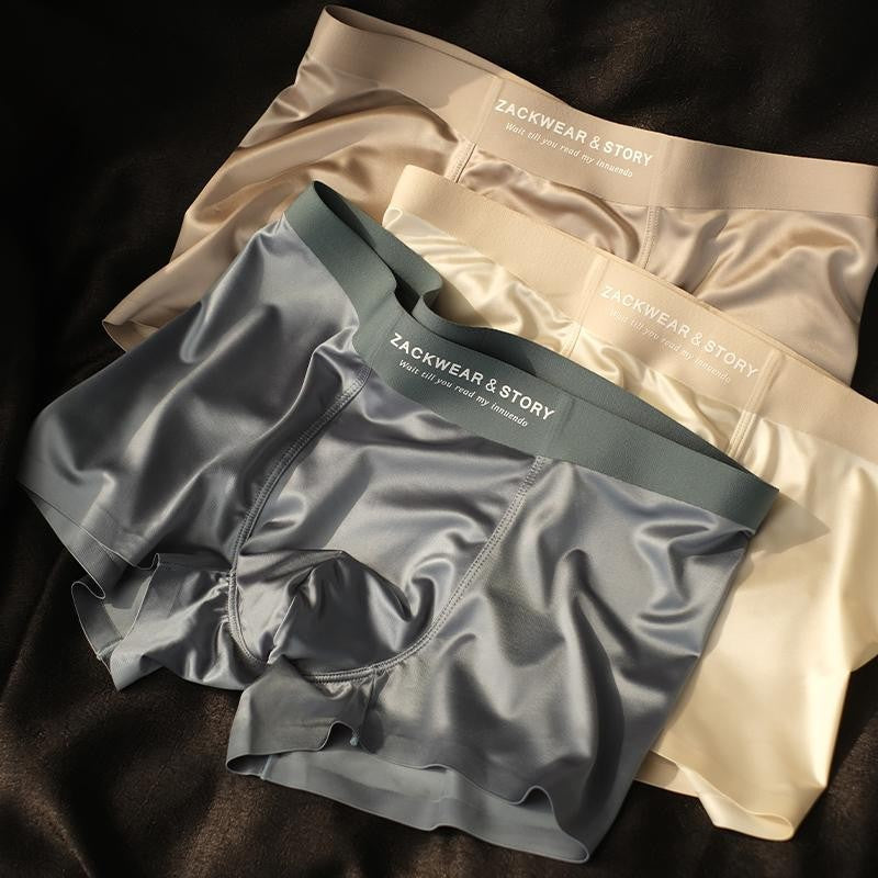 Satin Light Luxury Men's Ice Silk Underwear