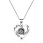 Preserved Flower Rose Flower Necklace Jewelry Box Gift
