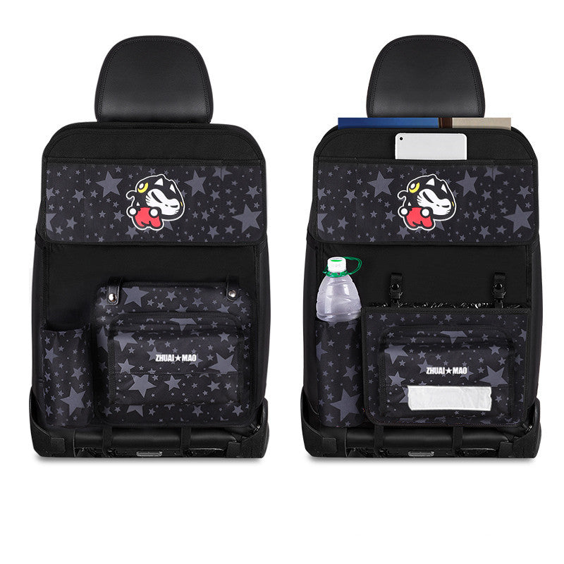 Pull cat car seat back hanging bag storage bag