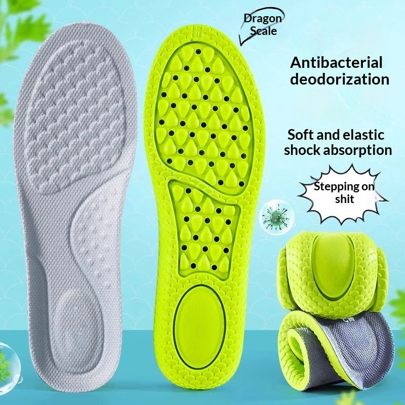 Shock-absorbing Athletic Insoles