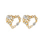 Personalized Simple High-end Earrings Sweet Heart-shaped Earrings