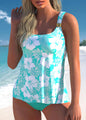Ladies Plus Size Two Piece Bikini With Straps
