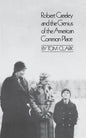 Robert Creeley & the Genius of the American Common Place - Paperback