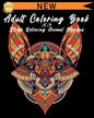 Adult Coloring Book: 50 Stress Relieving Animal Designs - Paperback