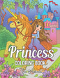 Princess Coloring Book: Great Coloring Book for Adults Relaxation and Stress Relief - Paperback