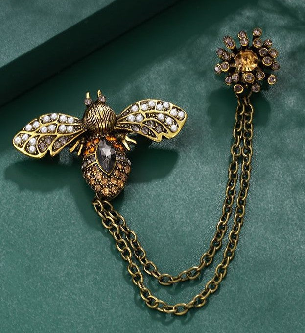 Cute Animal New Style Oil-Drop Bee Brooch