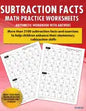 Subtraction Facts Math Practice Worksheet Arithmetic Workbook with Answers: Daily Practice Guide for Elementary Students and Other Kids - Paperback
