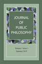 Journal of Public Philosophy - Paperback