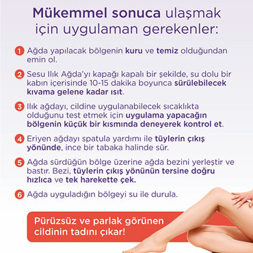 Sesu Warm Wax Orange 250g - Smooth Skin Hair Removal