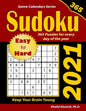 2021 Sudoku: 365 Easy to Hard Puzzles for Every Day of the Year: Keep Your Brain Young - Paperback