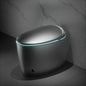 Smart Toilet One-Piece Gray Bidet Auto Lid Heated Seat Night Light 1.28 GPF
