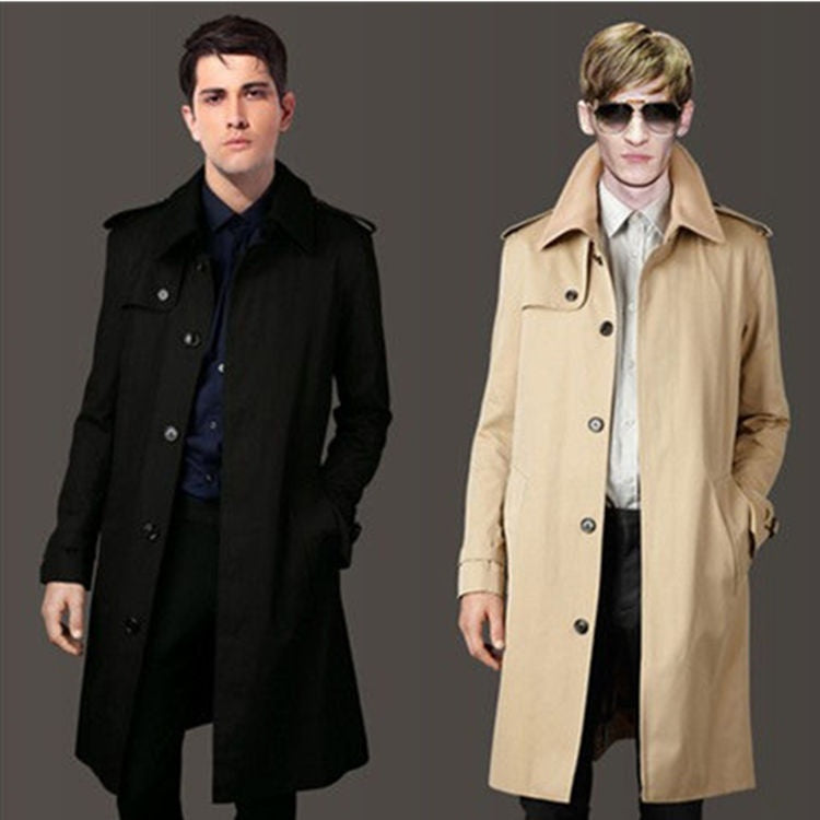 Loose-fitting Long Single-breasted Casual And Stylish Plus-size Coat