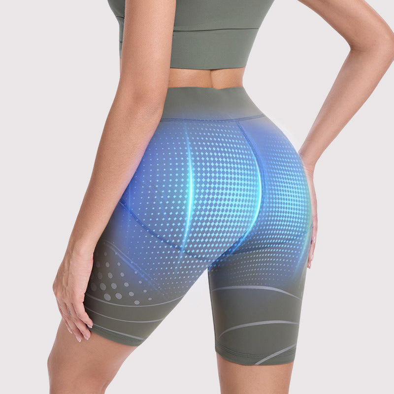 Smart Wearable Fitness Leggings With EMS Hip-enhancing Pulses For Yoga