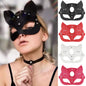 European And American Personalized PU Leather Fox Mask
