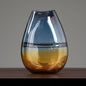 Gradient Light Luxury Glass Modern Minimalist Vase