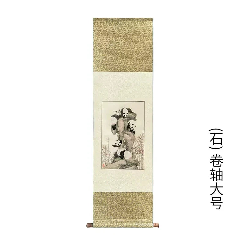 Shu Jiang Jin Yuan Silk Scroll – Framed Chinese Painting for Home Decor