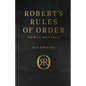 Robert's Rules of Order Newly Revised, Deluxe 12th Edition - Hardcover