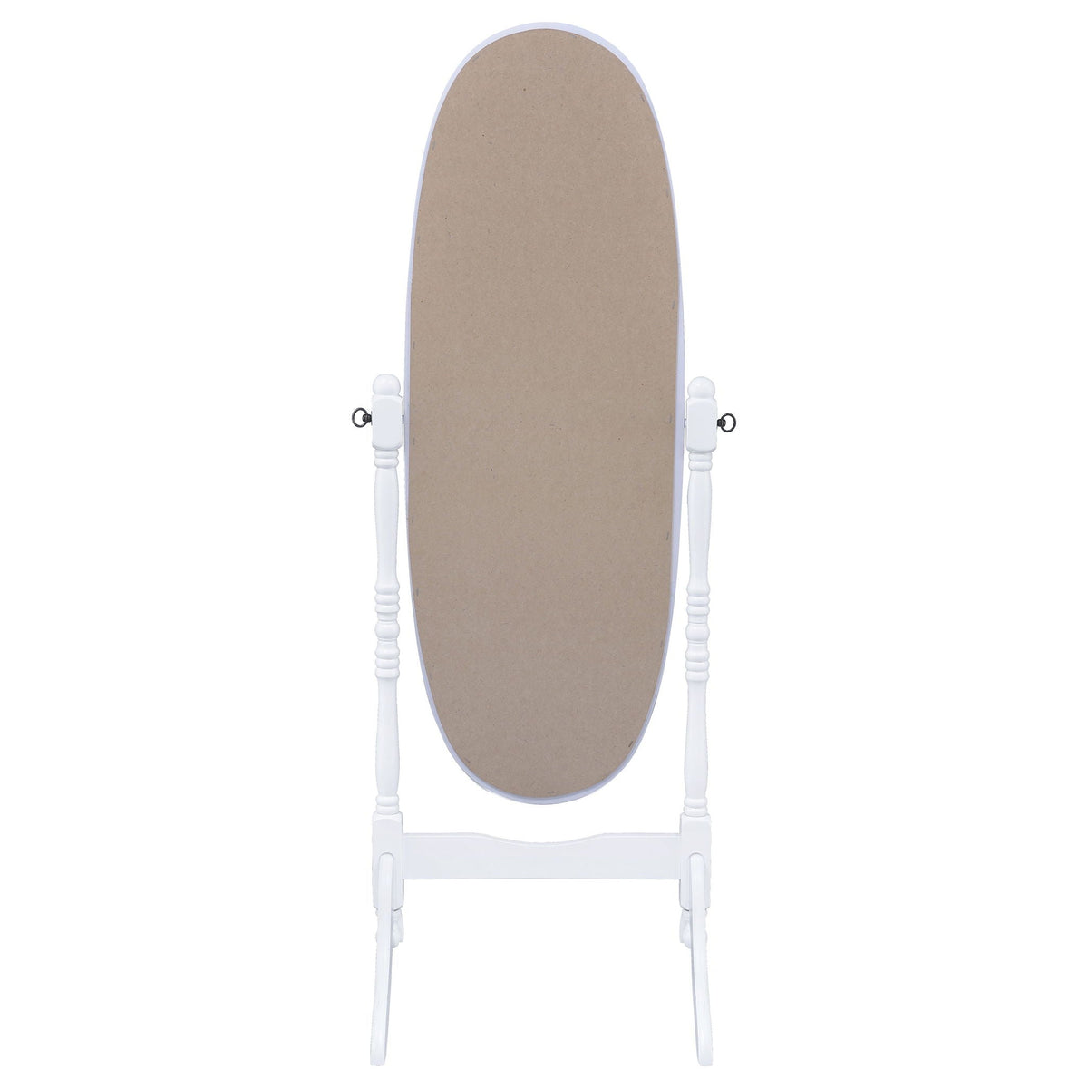 Foyet Wood Adjustable Full Length Cheval Mirror White