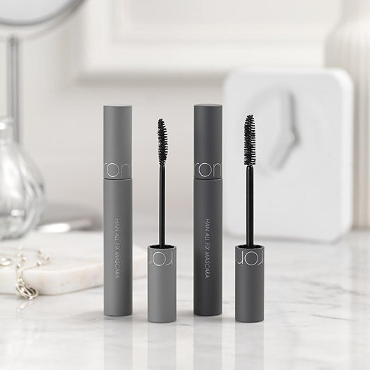 rom&nd Han All Fix Mascara L01 Long Black - Long-Lasting, Waterproof, Volumizing Mascara for Dramatic Lashes