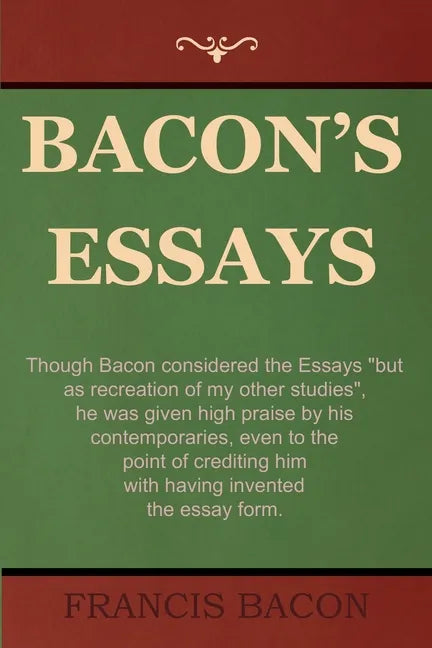 Bacon's Essays - Paperback
