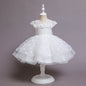 Children's Flower Princess Dress Year-old Girl Polka Dot