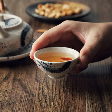 Japanese Ceramic Seafood Soup Pot