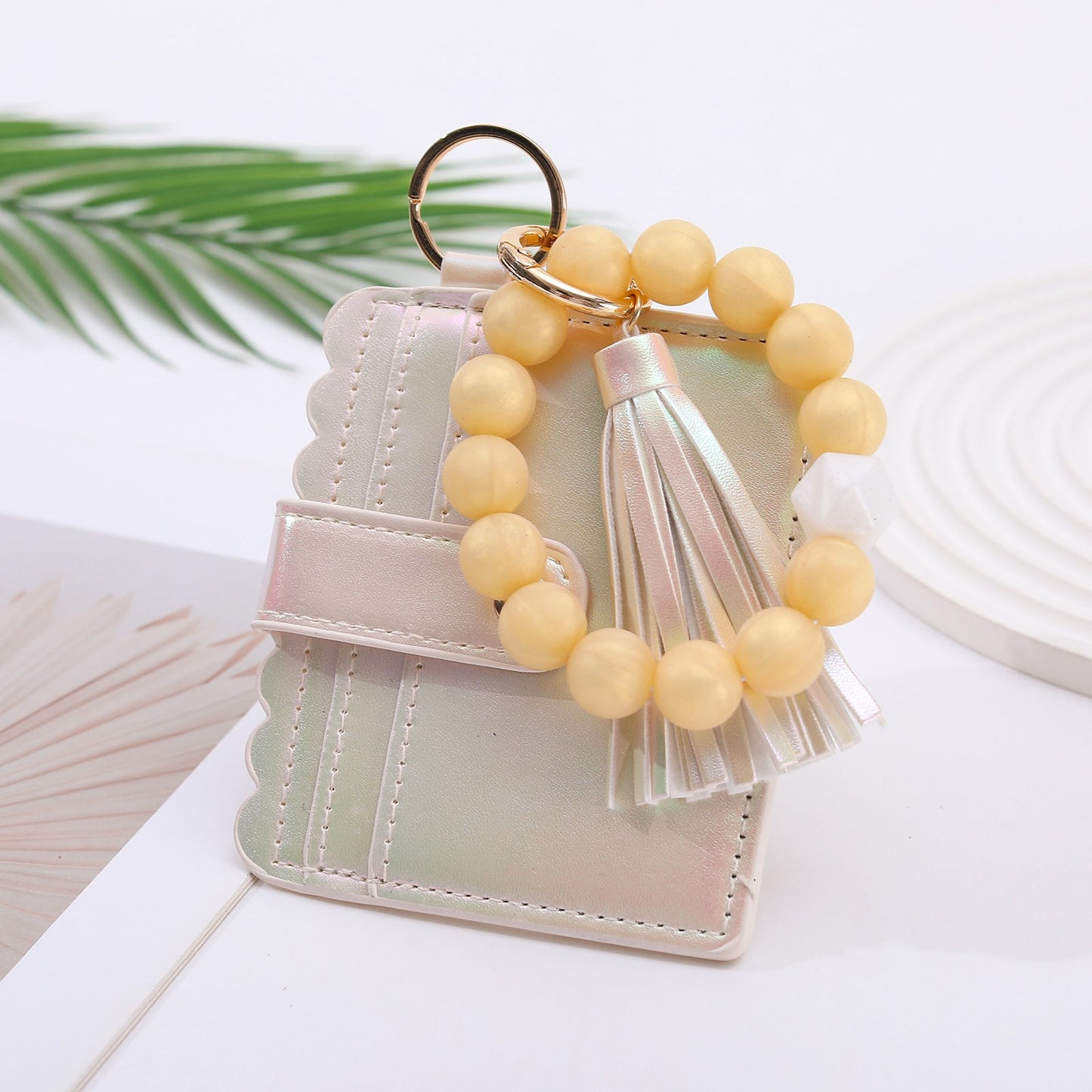 European And American Colorful Laser Gradient Card Holder