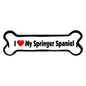 I Love My Dog Car Magnet: Breeds L - Z