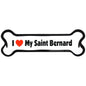 I Love My Dog Car Magnet: Breeds L - Z