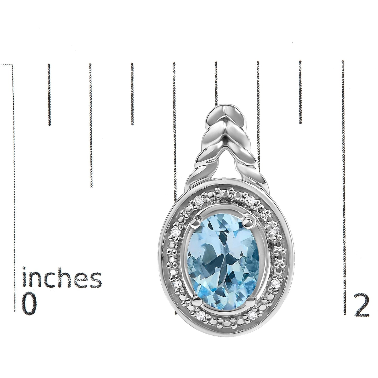 Blue Topaz & Diamond Halo Twist Drop Earrings in Sterling Silver – Oval Cut