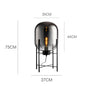 Modern Scandinavian Industrial Style Glass Tetrapod Table Lamp