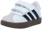adidas Kids VL Court 3.0 Sneaker White/Black/Grey 10 US Unisex Toddler