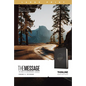 The Message Thinline, Large Print (Leather-Look, Desert Night Black) - Imitation Leather