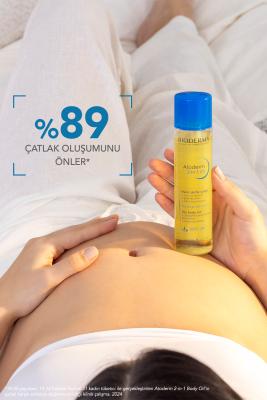 Bioderma Atoderm 2-in-1 Body Oil for Stretch Mark Prevention & Moisturizing - 5.07 fl oz, Non-Greasy, Pregnancy Skincare